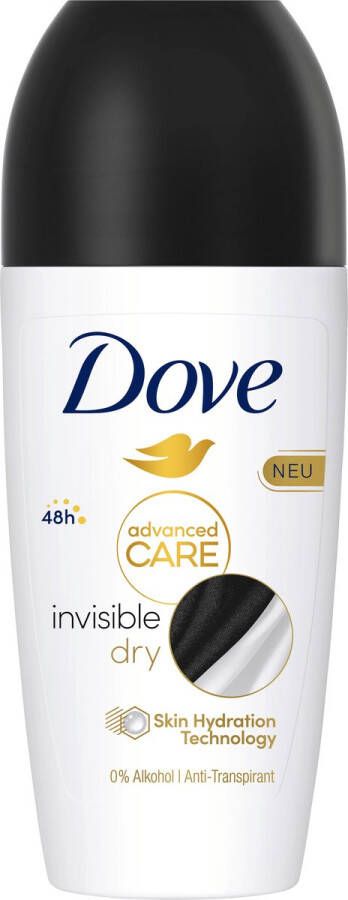 Dove Antitranspirant Deo Roll-on Advanced Care Invisible Dry 50 ml