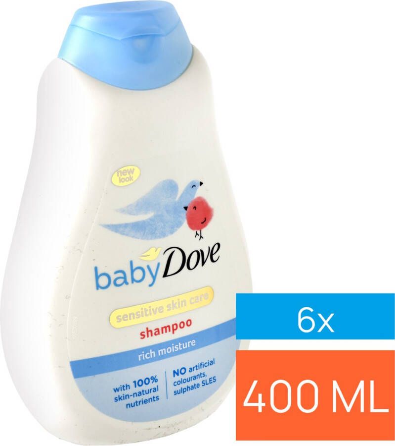 Dove Baby Shampoo 6 x 400ml flessen