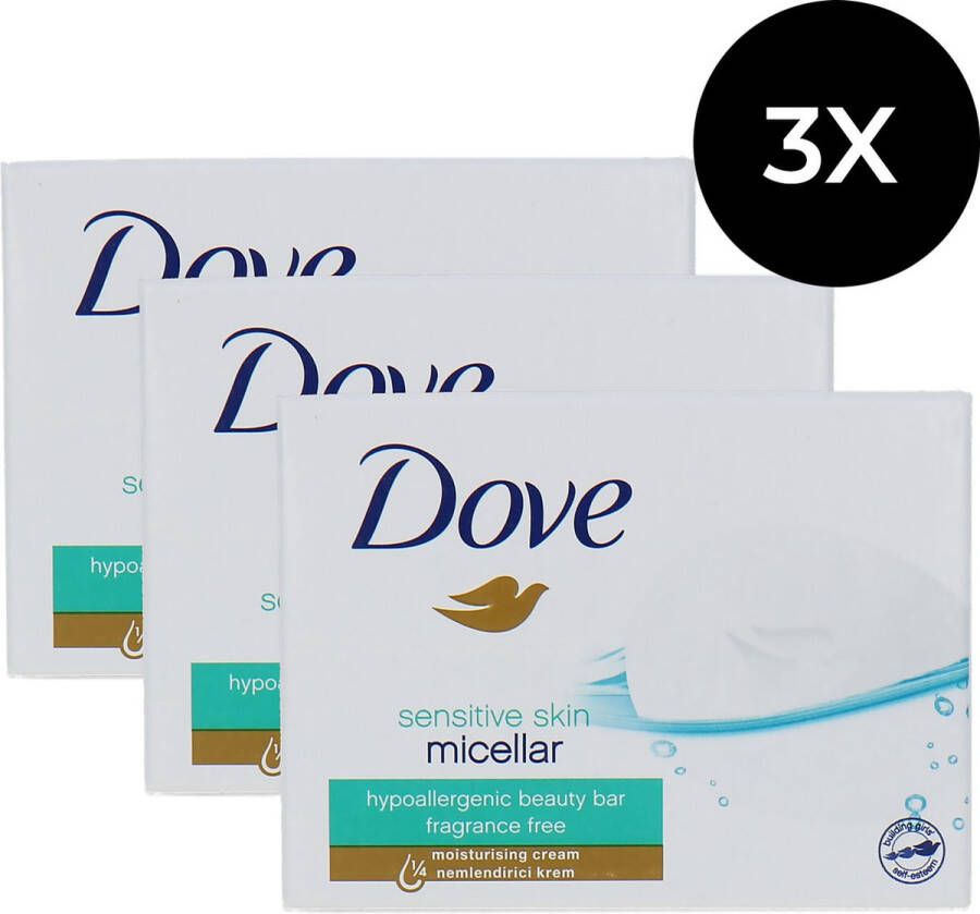 Dove Beauty Cream Bar Micellar 3 x 90 g