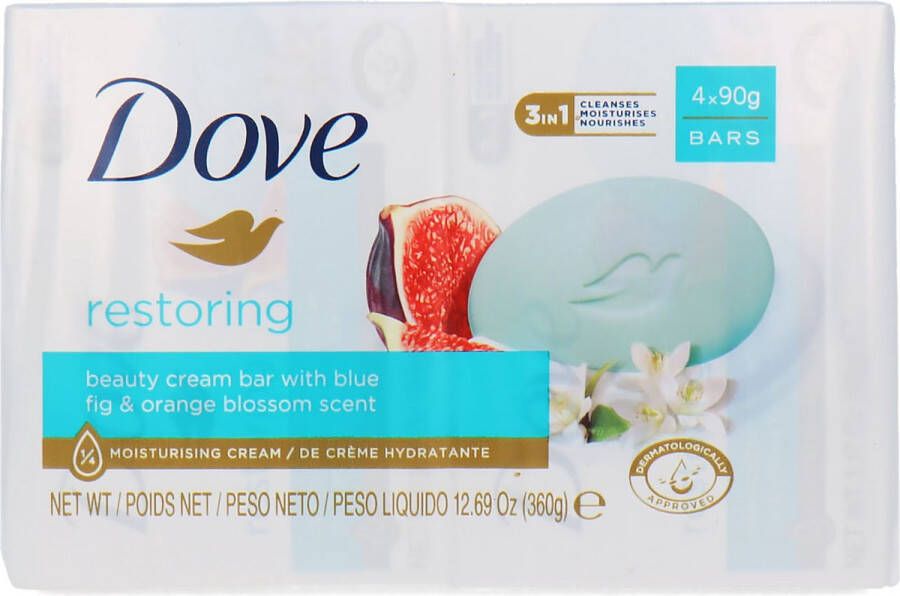 Dove Beauty Cream Bar Restoring 4 x 90 g