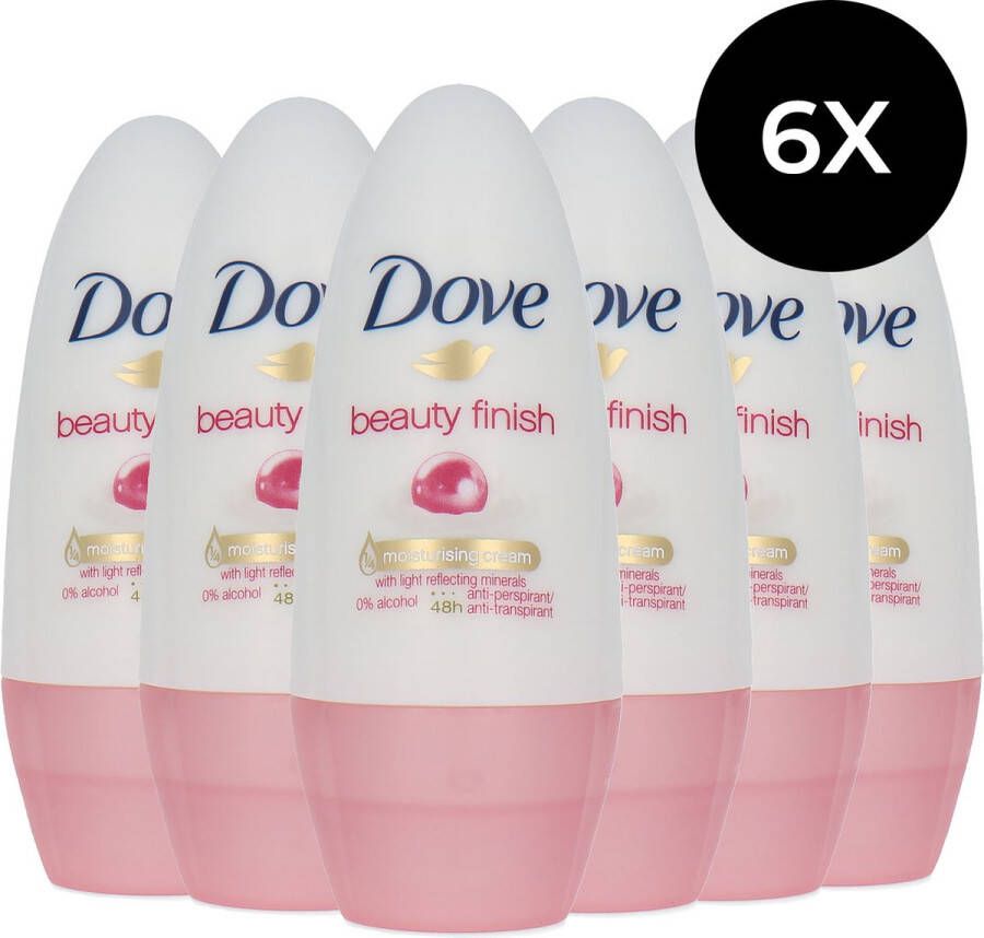 Dove Beauty Finish Deodorant (6 stuks)