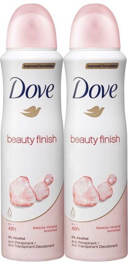 Dove Beauty Finish Deodorant Anti-Transpirant 2 x 150 ml