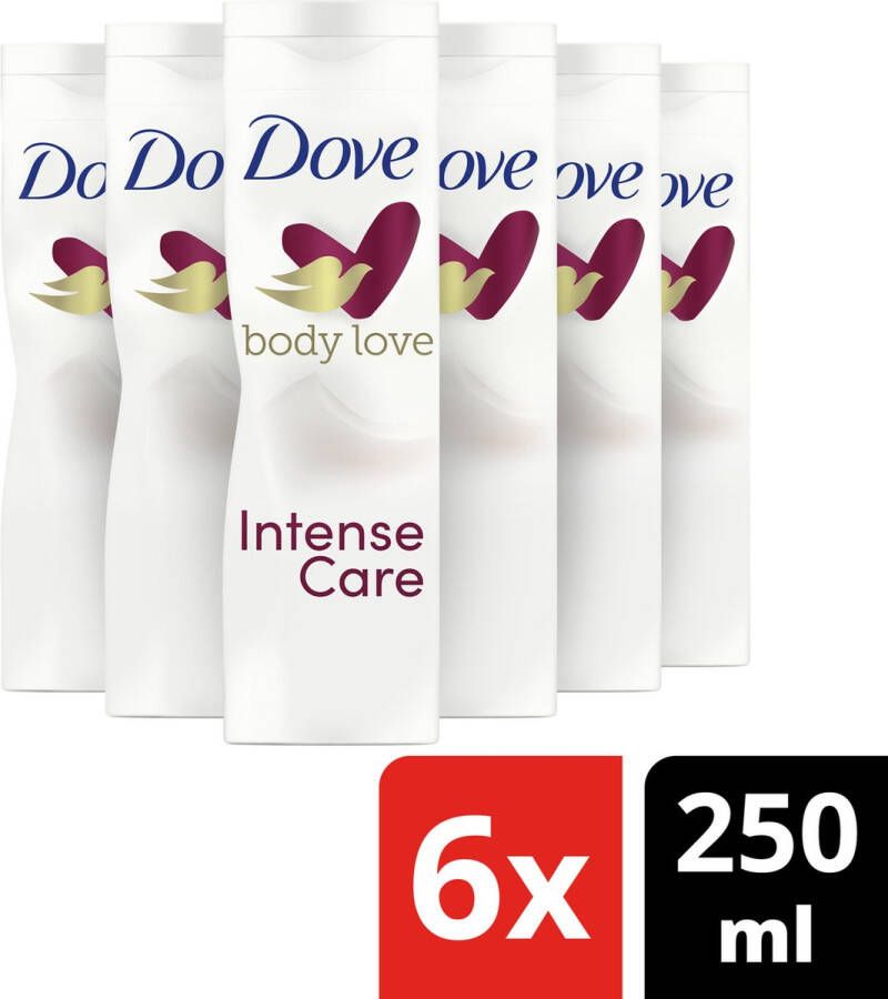 Dove Body Love Bodylotion Intense Care met Ceramide Restoring Serum 6 x 250 ml