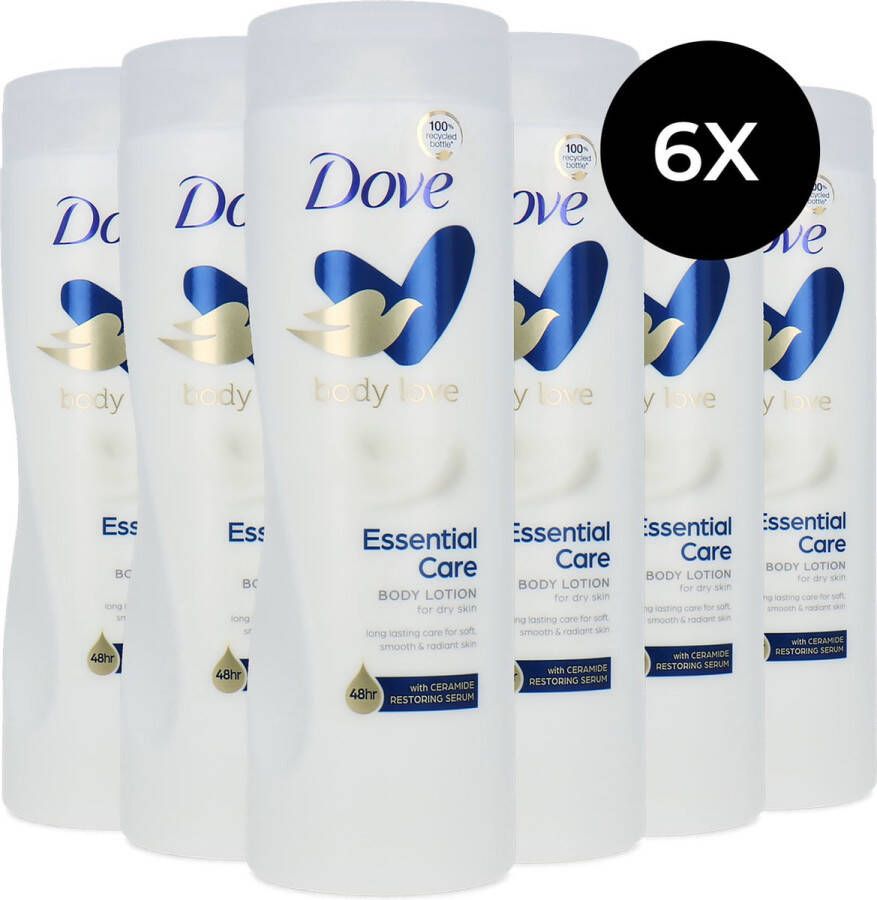 Dove Body Love Essentials Care Body Lotion 400 ml (set van 6)