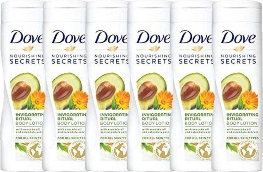 Dove Bodylotion Invigorating Ritual Avocado 6 x 250 ml Voordeelverpakking