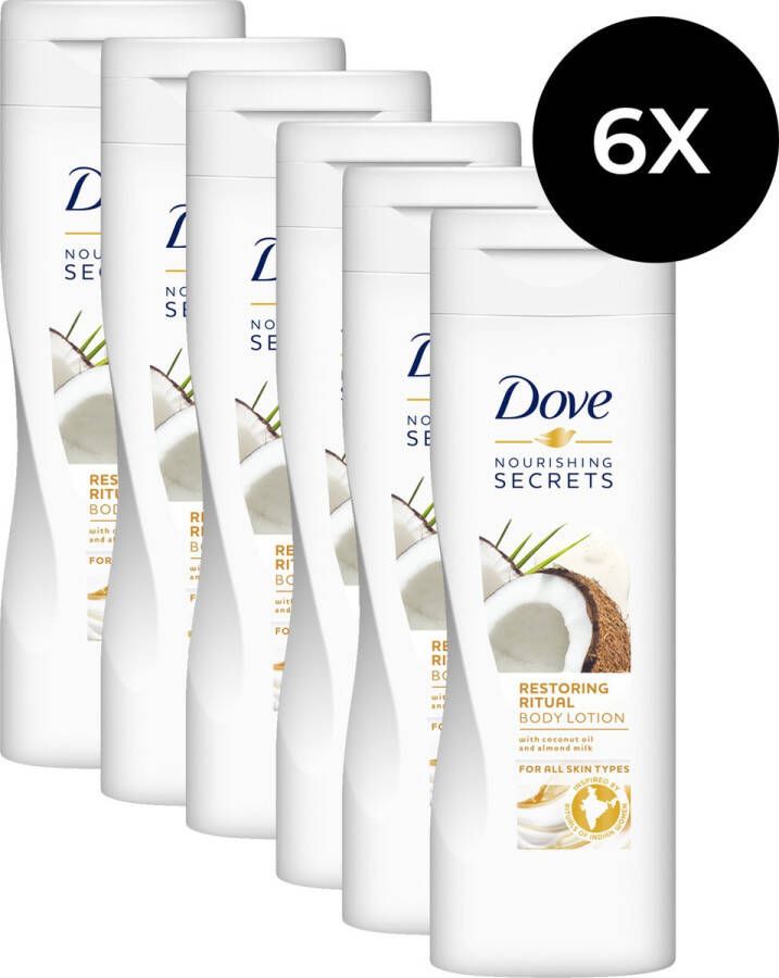 Dove Bodylotion Restoring Ritual 6 x 400 ml Voordeelverpakking