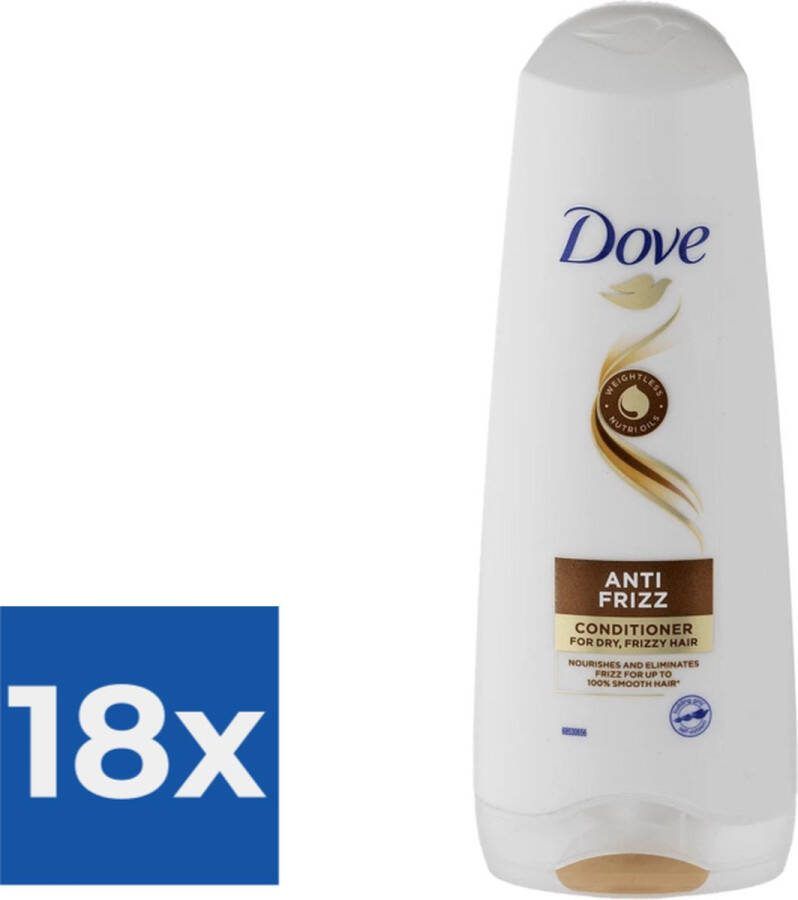 Dove Conditioner Anti Frizz 200 ml Voordeelverpakking 18 stuks