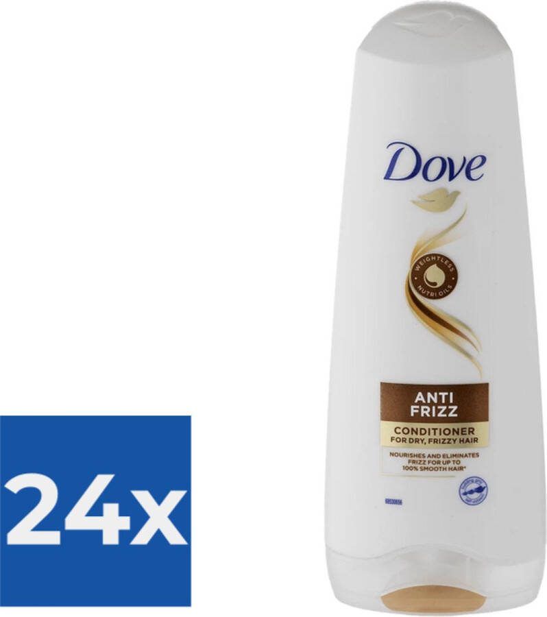 Dove Conditioner Anti Frizz 200 ml Voordeelverpakking 24 stuks