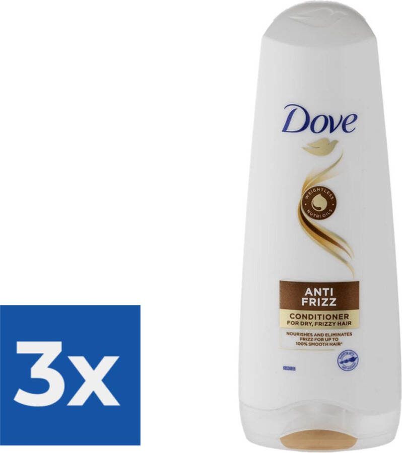 Dove Conditioner Anti Frizz 200 ml Voordeelverpakking 3 stuks