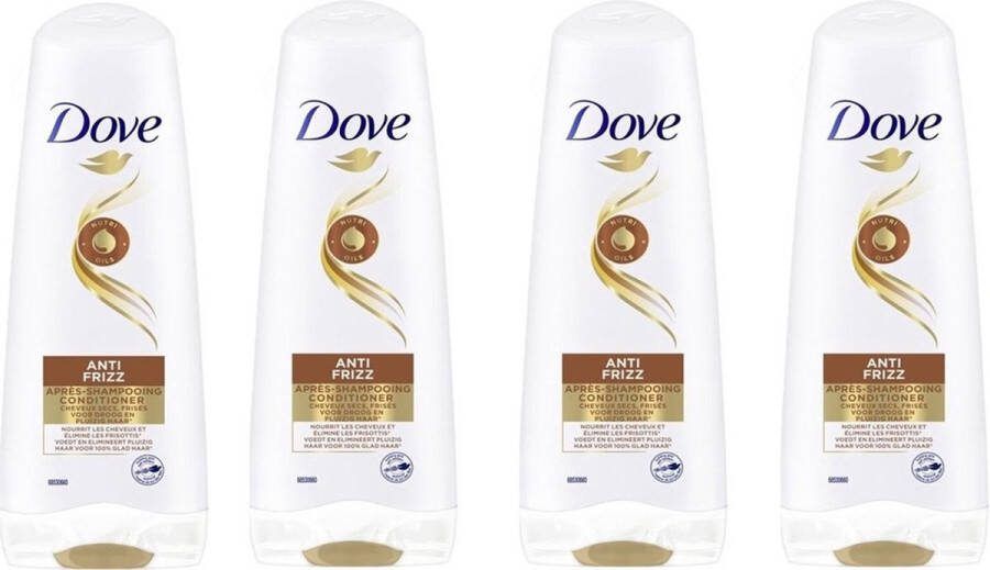 Dove Conditioner Anti Frizz 4 x 200 ml