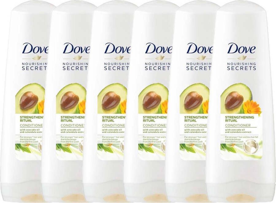 Dove Conditioner Strenghthening Ritual Avocado 6 x 200 ml Voordeelverpakking