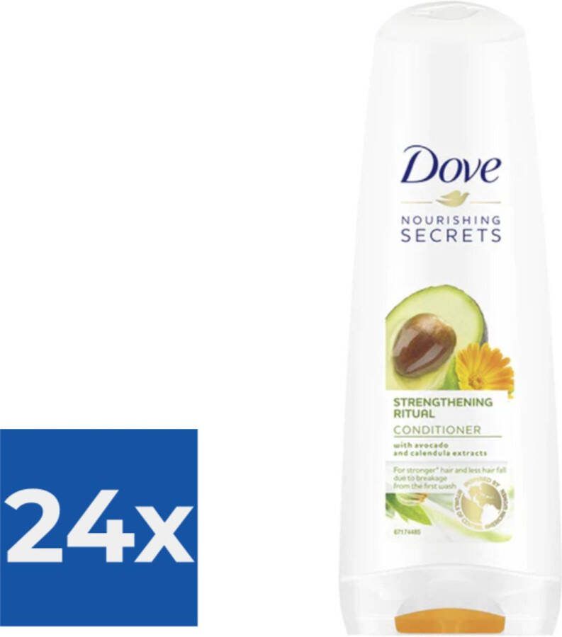 Dove Conditioner Strengthening Ritual Avocado 200ml Voordeelverpakking 24 stuks
