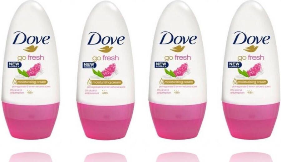 Dove Deo Roller Go Fresh Granaatappel 4 x 50 ml