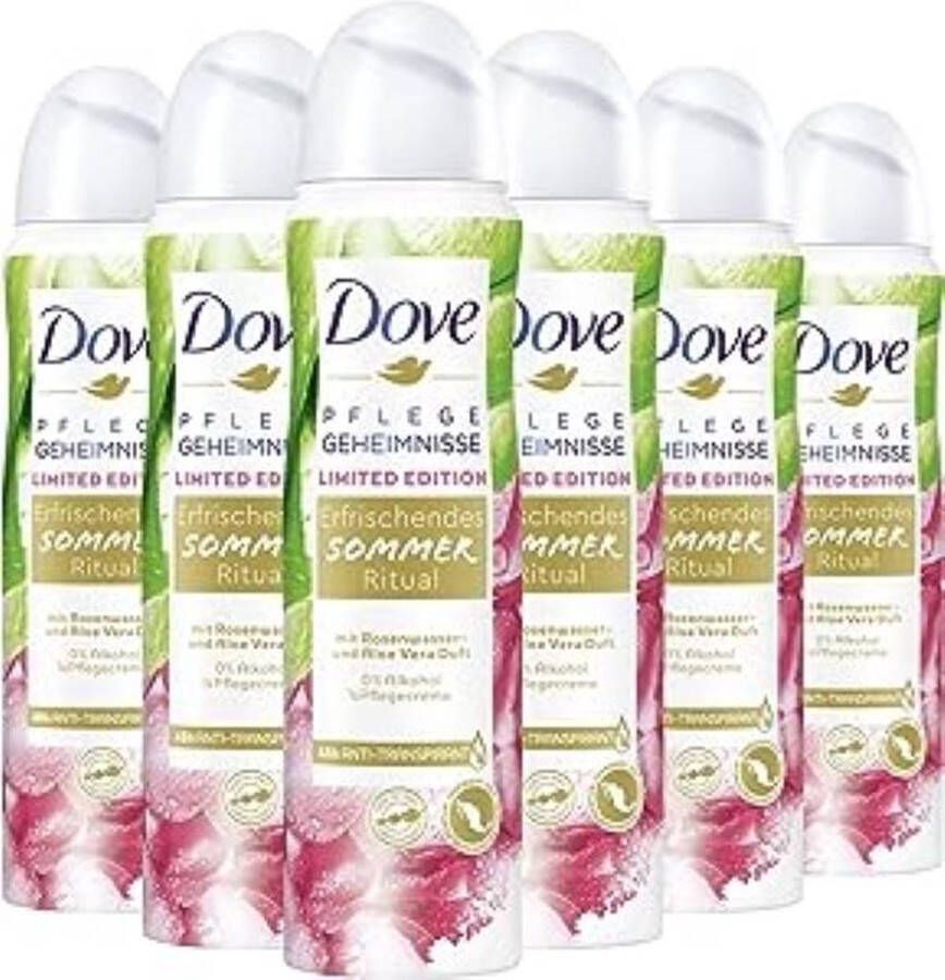 Dove Deo Spray Refreshing Summer Ritual Voordeelverpakking 6 x 150 ml