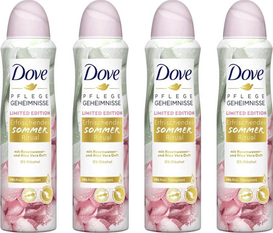 Dove Deo Spray Summer Ritual 4 x 150 ml