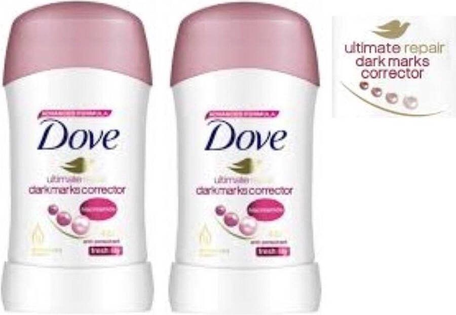 Dove Deo Stick Ultimate Repair Dark Marks Corrector Soothing Jasmine 2 x 40 Gram