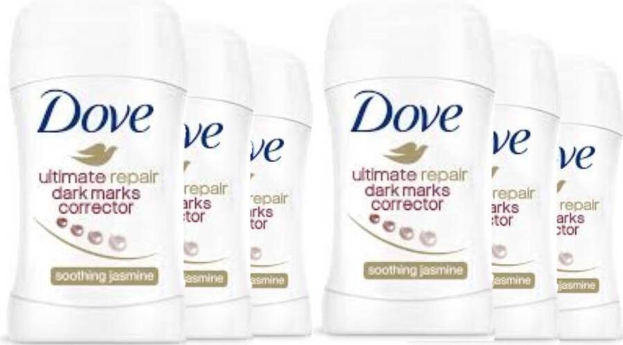 Dove Deo Stick Ultimate Repair Dark Marks Corrector Soothing Jasmine 6 x 40 Gram
