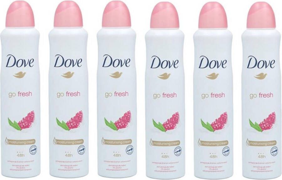 Dove Deodorant spray Go Fresh Granaatappel & Citroen 6 x 250 ml