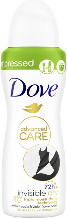 Dove Deodorant Spray Invisible Dry 100 ml