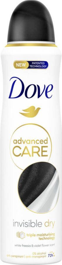 Dove Deodorant Spray Invisible Dry 150 ml