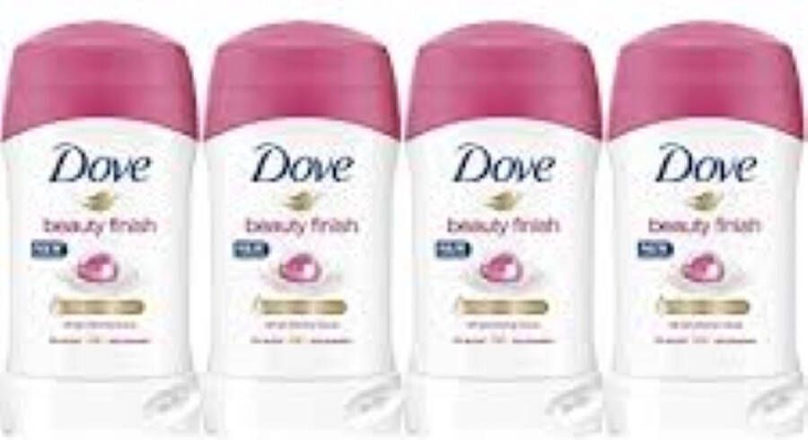 Dove Deodorant Stick Beauty Finish 4 x 40 Gram