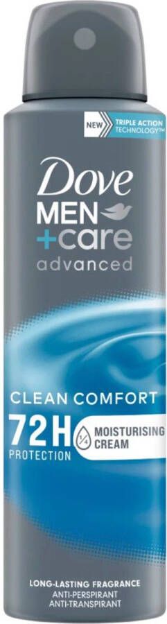 Dove Men+Care Clean Comfort Anti-transpirant Spray 150ml