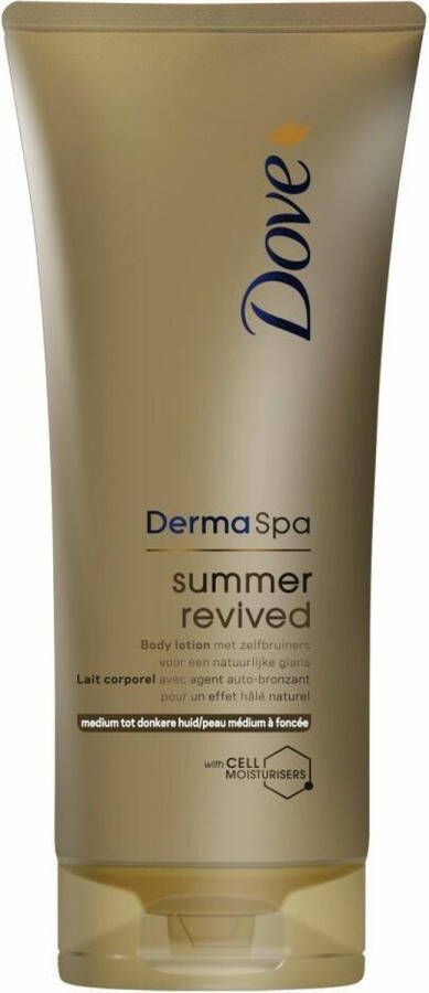 Dove DermaSpa Bodylotion Summer Revived Dark 200 ml