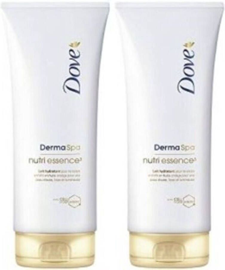 Dove DermaSpa Lait Corps Hydratant Nutri Essence 2 x 200ml