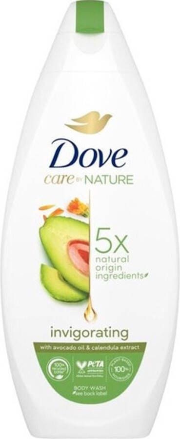 Dove Douchegel Care By Nature Invigorating Avocado 225 ml