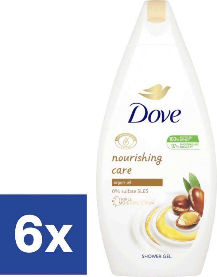 Dove Douchegel Care & Oil 6 x 400 ml