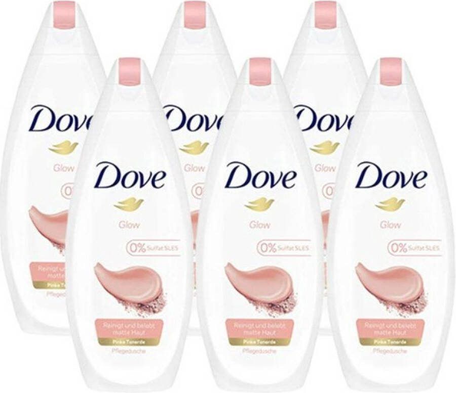 Dove Douchegel Glow Pink 6 x 250 ml Voordeelverpakking