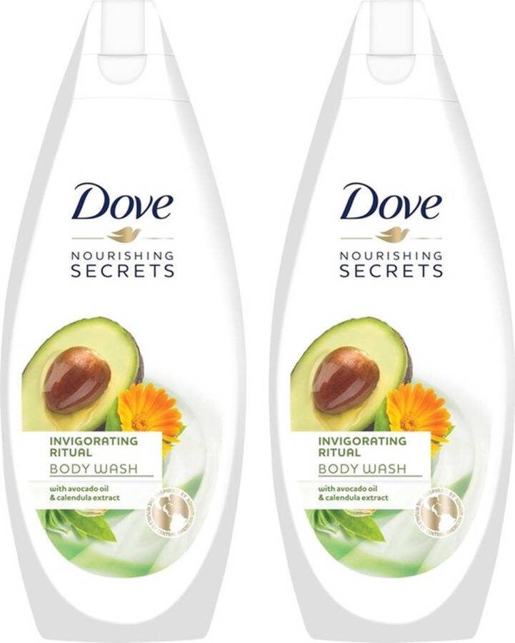 Dove Douchegel Invigorating Avocado 2 x 250 ml