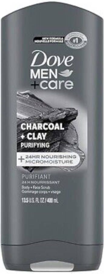 Dove Douchegel Men Care Elements Charcoal & clay 400ml