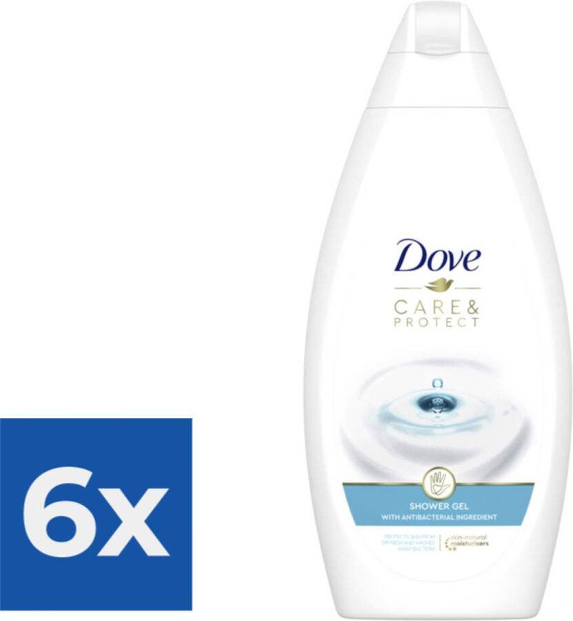 Dove Douchegel Protecting Care 500 ml Voordeelverpakking 6 stuks