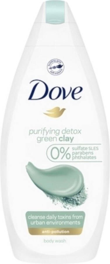Dove Shower Gel With Green Clay Purifying Detox (Shower Gel)