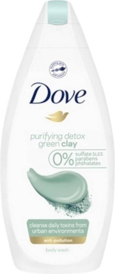 Dove Shower gel with green clay Purifying Detox (Shower Gel) 500ml