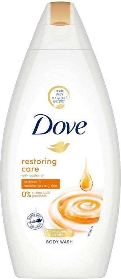 Dove Douchegel Restoring Care Oil & Cream 500 ml