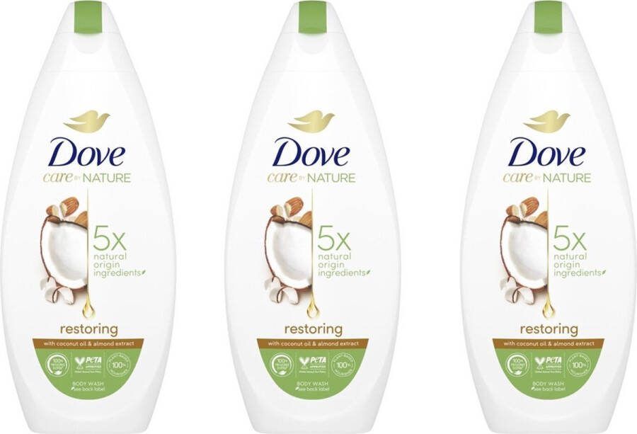Dove Douchegel Restoring Ritual 3 x 225 ml