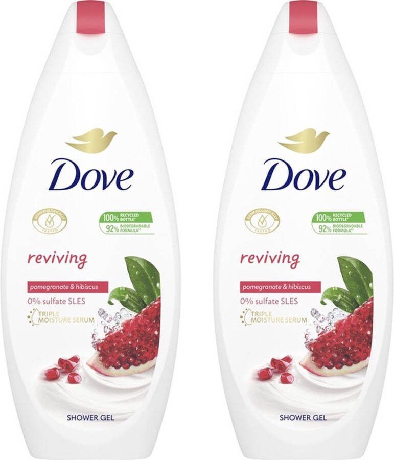 Dove Douchegel Revive Granaatappel 2 x 250 ml