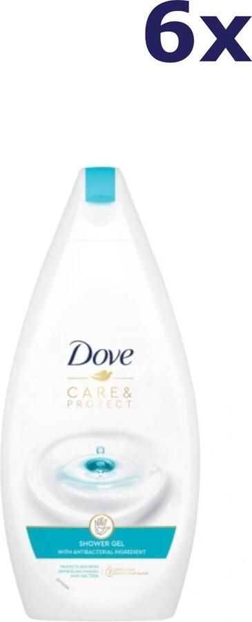 Dove 6x Douchegel 450ml care & protect