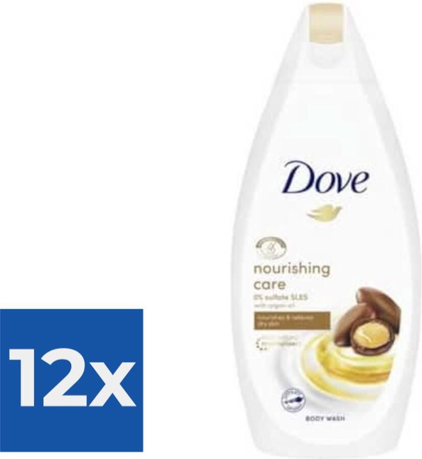 Dove Douchegel Nourishing Care 450 ml Voordeelverpakking 12 stuks