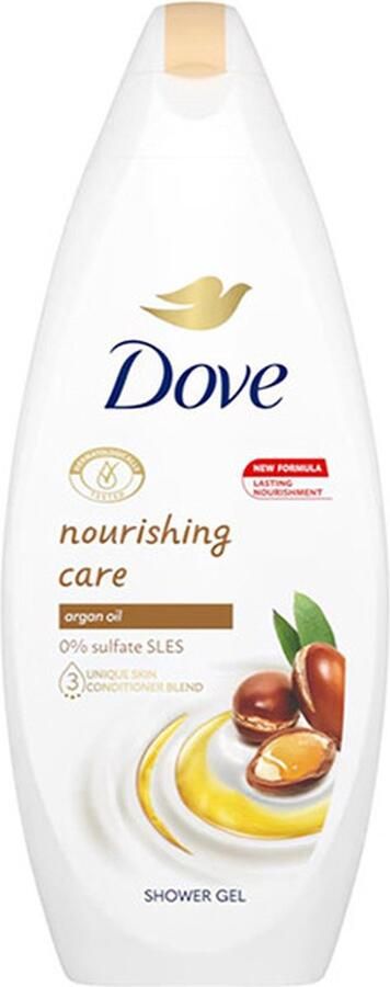 Dove Douchegel Nourishing Care 18x450ml Voordeelverpakking