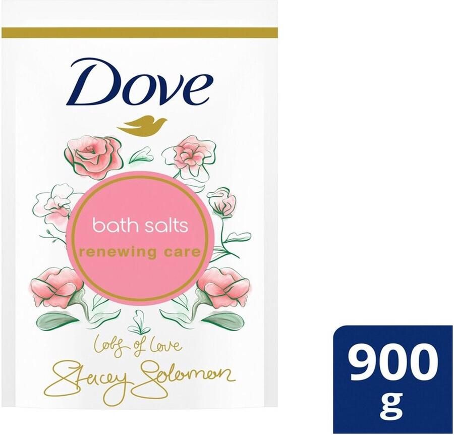 Dove Renewing Care Peony & Rose Badzout 900g