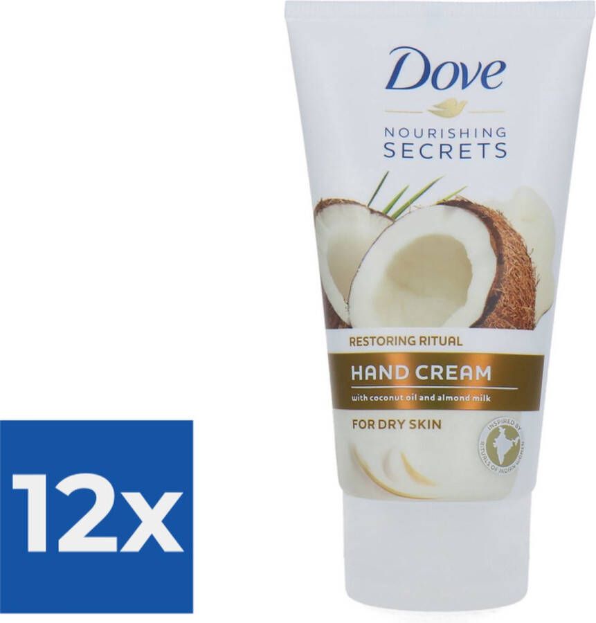 Dove Handcrème Coco Ritual (75 ml) Voordeelverpakking 12 stuks
