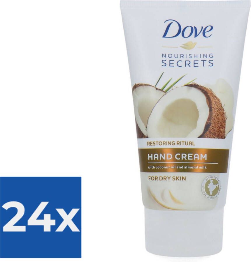 Dove Handcrème Coco Ritual (75 ml) Voordeelverpakking 24 stuks