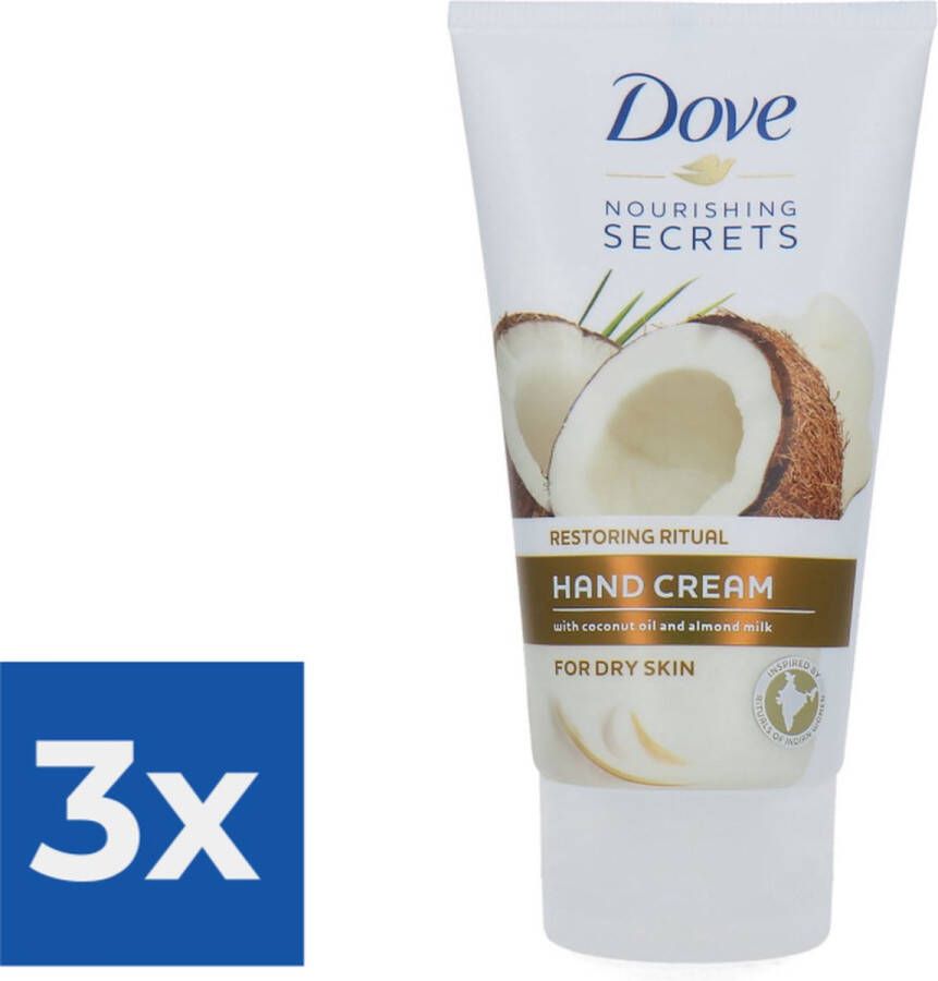 Dove Handcrème Coco Ritual (75 ml) Voordeelverpakking 3 stuks