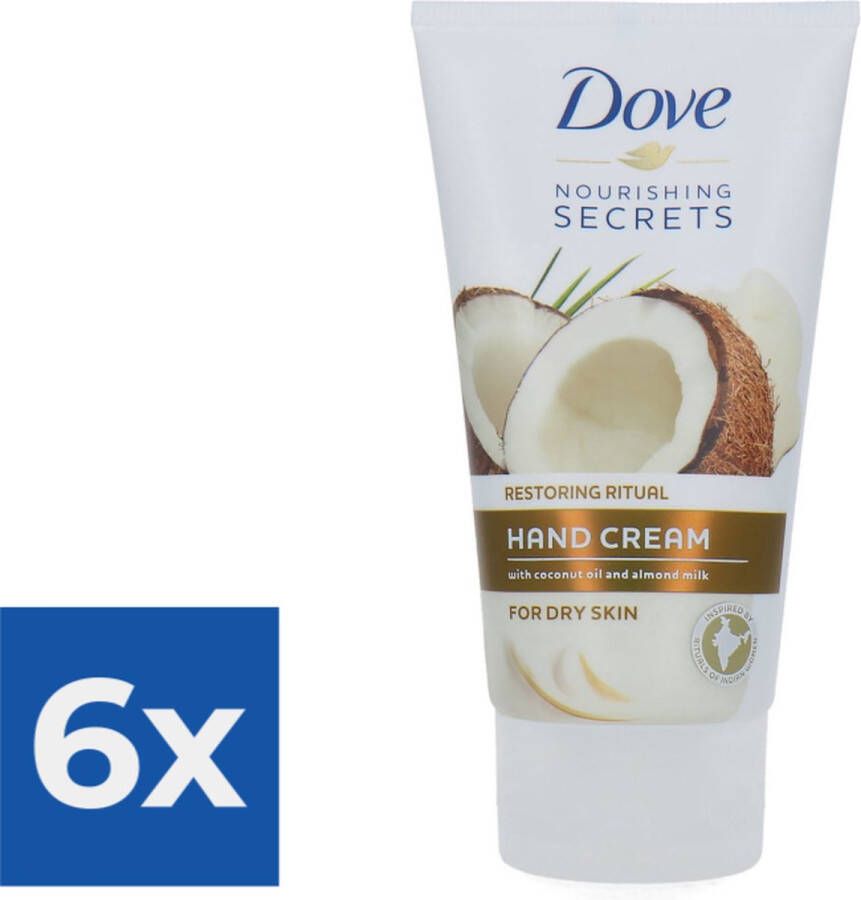 Dove Handcrème Coco Ritual (75 ml) Voordeelverpakking 6 stuks