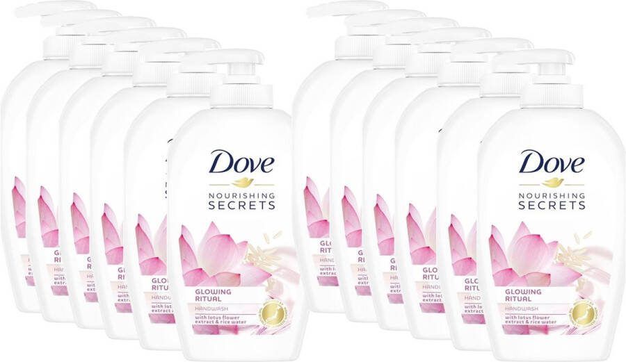 Dove Handzeep Pompje Glowing Ritual 12 x 250 ml
