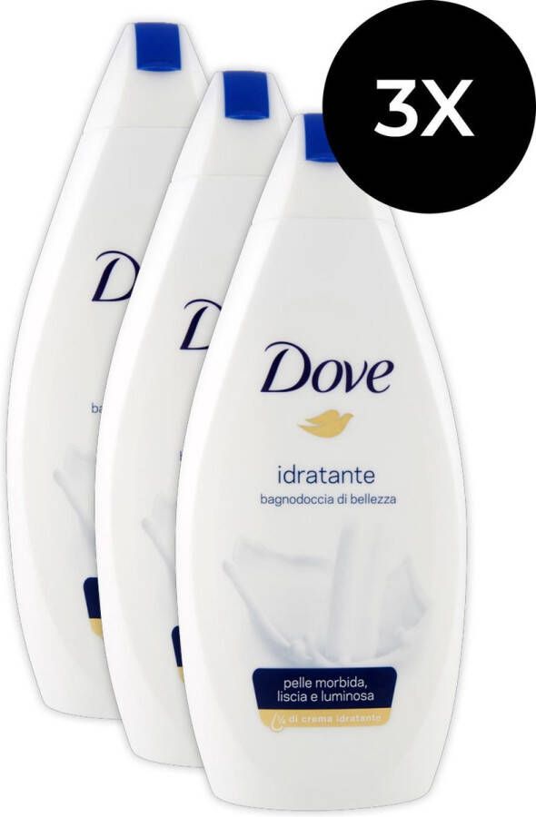 Dove Idratante (Deeply Nourishing) Shower Gel 500 ml (3 stuks)