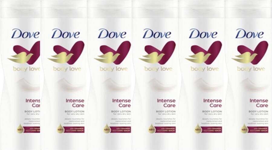 Dove Intensive Bodylotion 6 x 400 ml Voordeelverpakking aanbieding